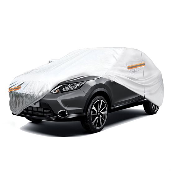 Amio Aluminium With Zip Reflective Car Cover 120G - SUV/VAN X-Large (510 X 185 X 150 cm)