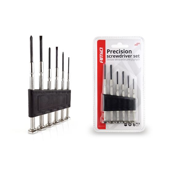 Amio Precision screwdriver set 6 pcs