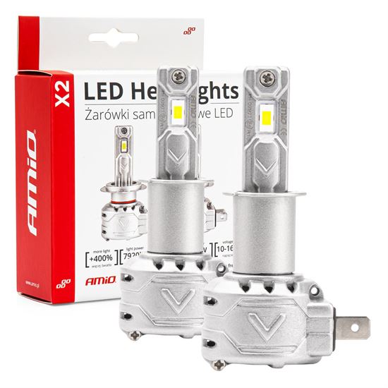 Amio LED H3 10-16V 72W 6.500K 7920lm