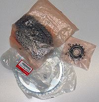 Set sprockets & chain genuine for HONDA AFRICA XRV750