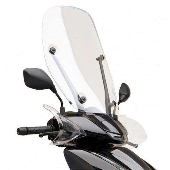 Windshield Genuine Honda Mat Beta Silver Metallic 46cm SH350 2025
