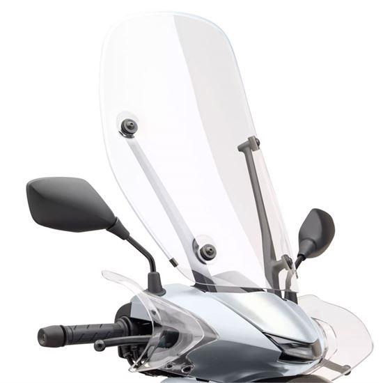 Windshield Genuine Honda Mat Coal Black Metallic 46cm SH350 2025-26
