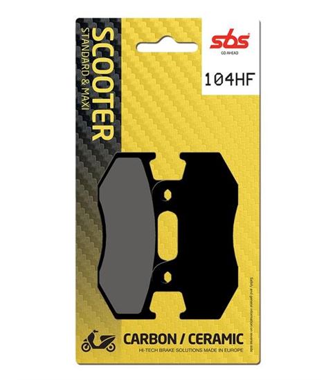 Motorcycle Brake pads SBS 104HF FA92-323/2 HONDA XL 350 R