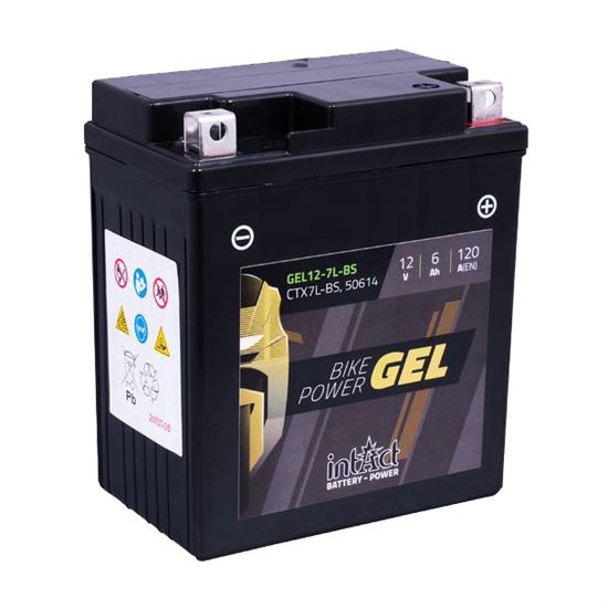 Μπαταρία Intact CTX7L-BS  ( YTX7L-BS ) 12V, 6Ah, 120A  GEL12-7L-BS