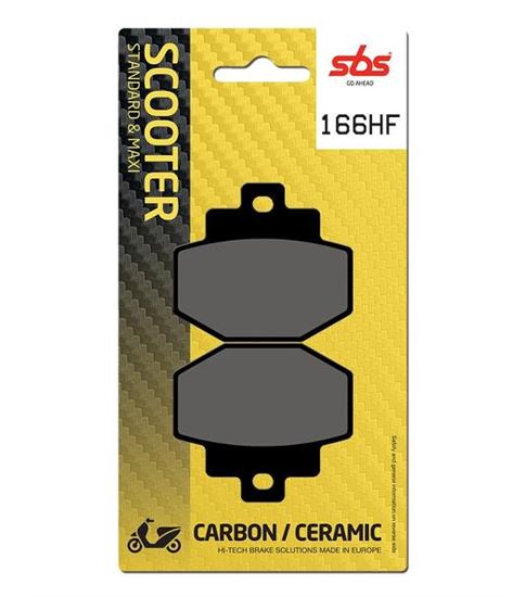 Σετ Τακάκια Πίσω SBS 166HF SFA321 Vespa GTS 250-300