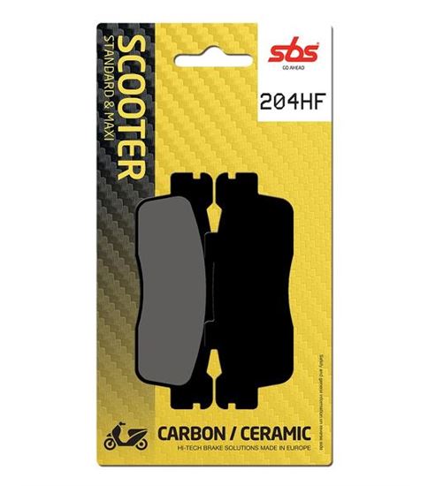 Τακάκια πίσω SBS 204HF FA498 SCOOTER 50-124CCM