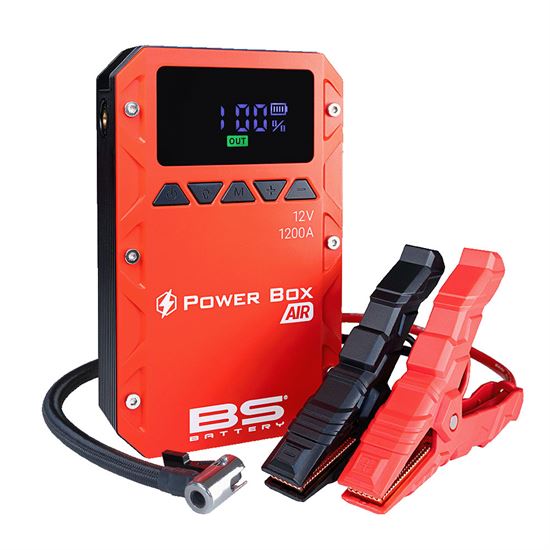BS Battery Power Box Air PB-02 Εκκινητής Μπαταριών, Τρόμπα, Jump Starter και Power Bank