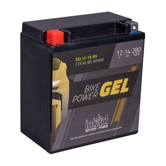 Μπαταρία Intact CTX16-BS ( YTX16-BS ) 12V, 14Ah, 280A GEL12-16-BS