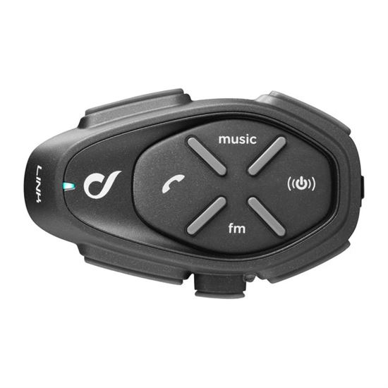 Interphone Link HD - Μονή Ενδοεπικοινωνία Μοτοσυκλέτας (με Ακουστικά 40mm)