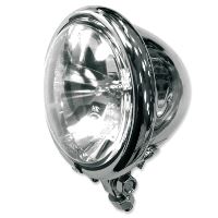 Φανάρι Εμπρόσθιο Χρωμίου Φ123mm H3 UNIVERSAL CUSTOM ΣΤΡΟΓΓΥΛΟ 12V 55W &12V