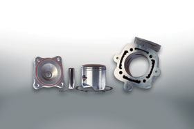 Kit cylinder with head MALOSSI Piaggio 125 - 180 2t aluminioum