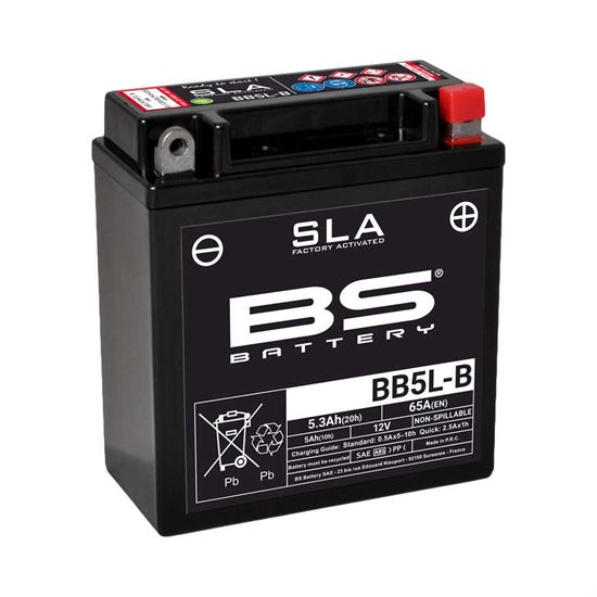 Μπαταρία Μοτοσυκλέτας Honda BS SLA BB5L-B (YB5L-B) 5.3Ah
