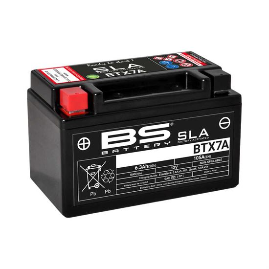 Honda BS Battery SLA BTX7A 6.3Ah