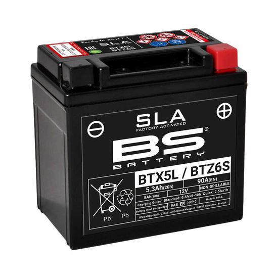 Honda BS Battery SLA BTX5L/BTZ6S 4.2Ah