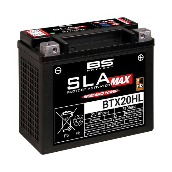 BS Battery SLA BTX20HL MAX 21.1Ah