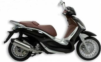 Εξάτμιση MALOSSI Ανοξείδωτη PIAGGIO BEVERLY 250 / 300