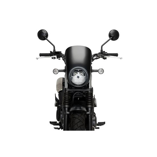 Puig Ζελατίνα Anarchy Semifairing Για Honda CL 500 (2023-)/ CMX 1100 Rebel (2021-) Black Matt