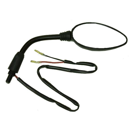 Mirror right with indicator EMGO for moto & scooter 10mm