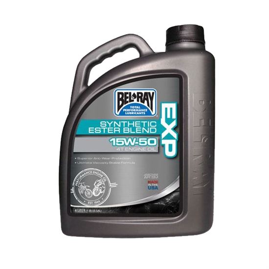 Λάδι κινητήρα μοτοσυκλέτας συνθετικό BEL RAY 99130 EXP 15W-50 MA2 4L