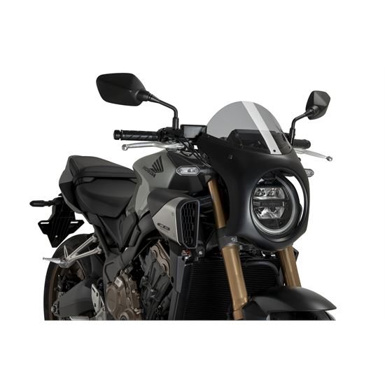 Puig Ζελατίνα Retro Semi Fairing Φιμέ για Honda CB 650 R Neo Sports Cafe (2024-)