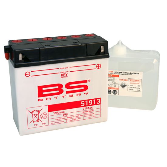 Μπαταρία BS Battery 51913 Με Υγρά 19.0 Ah