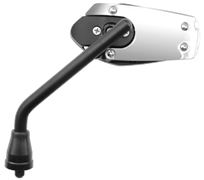 Mirror left VICMA E550I moto & scooter(120X58mm) mat aluminioum.