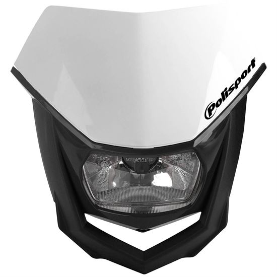 Polisport Halo Headlight Black-White