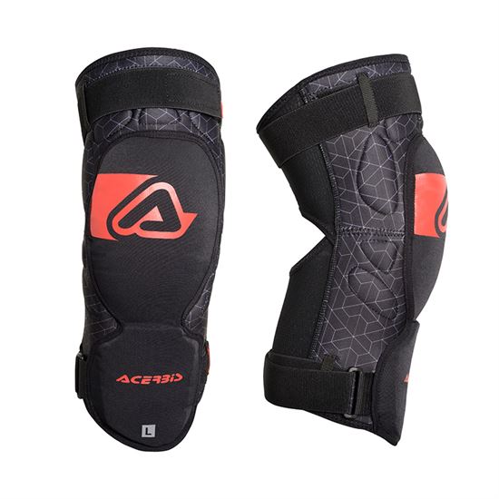 Επιγονατίδες Acerbis X-Knee Μαύρο Κόκκινο