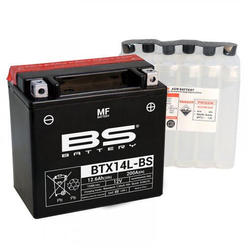 BS Battery BTX14L-BS