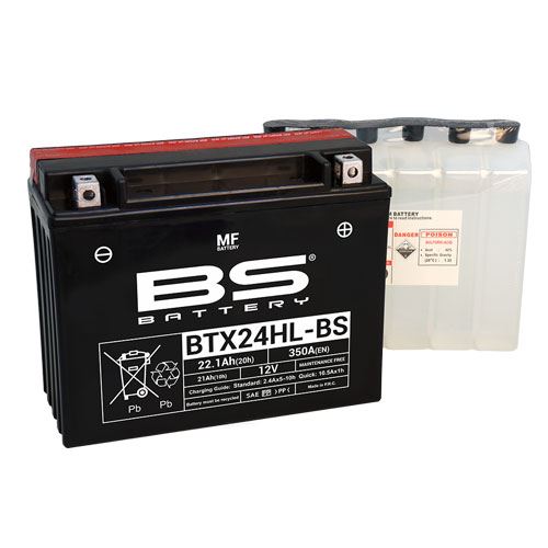 Μπαταρία BS Battery BTX24HL-BS Για Honda Goldwing 1500 22.1Ah 350CCA