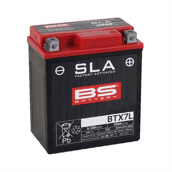 Μπαταρία Μοτοσυκλέτας SLA BS Battery BTX7L ( YTX7L-BS ) 6.3Ah
