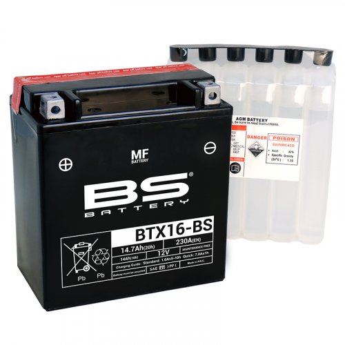 Μπαταρία BS Battery BTX16BS ( YTX16-BS ) 14.7 Ah
