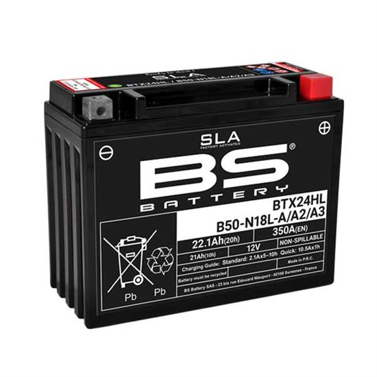 BS Battery SLA BTX24HL 21Ah 350CCA