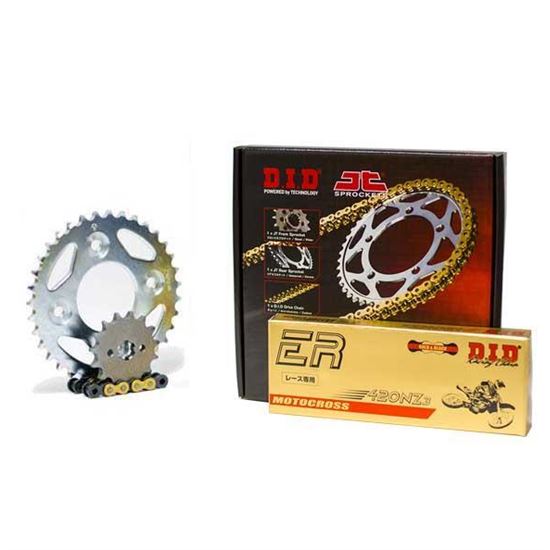 Set sprockets chain DID gold (NZG) HONDA INNOVA 125