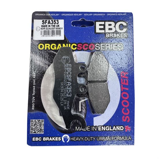 EBC Organic Rear Pads SFA353 Piaggio Beverly 350 17-20