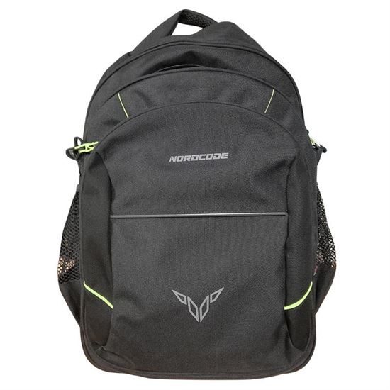 Nordcode Rider Bag Τσάντα Πλάτης Mαύρο - Fluo