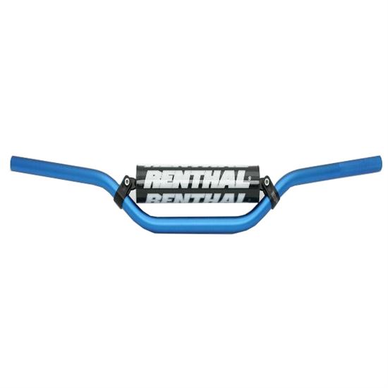 Handle bar RENTHAL Enduro Pro Bend ON-Off (22,2mm) with pad blue color