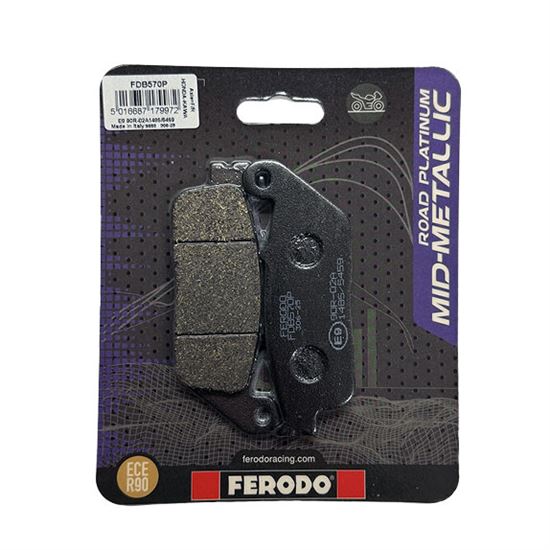 Εμπρός Τακάκια Μοτοσυκλέτας Ferodo Platinum 8.3mm