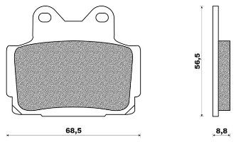 Organic Disk Pad FZS 600 SP FAZER