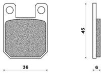 Set Pads Front NEWFREN FD094 SUZUKI AY 50 KATANA (98)