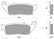 Organic Disk Pad VT 750 C SHADOW 97-03)