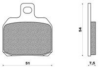 Set pads NEWFREN FD256SCS PIAGGIO X9 200 EVO