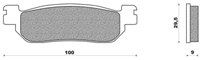 Set Pads Rear NEWFREN FD259BE YAMAHA YP R 250 X-MAX (10-11)