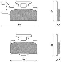 Set Pads Front NEWFREN FD295 KAWASAIKI KX 65 (00-05)