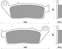 Set Pads Front NEWFREN FD406BE SH150 / KYMCO XCITING 250 (05)