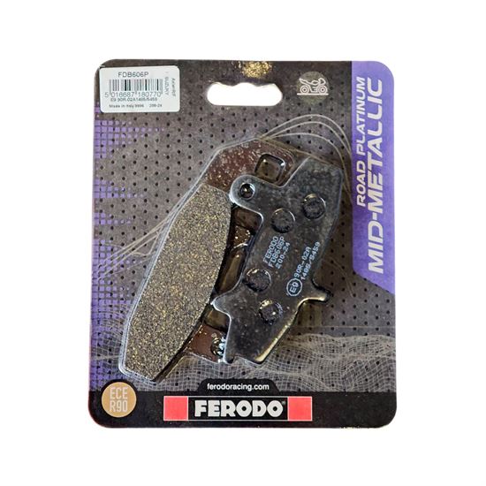 Ferodo FDB606P Platinum Front Brake Pads Suzuki DR650