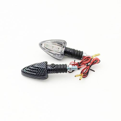 Motorcycle universal Turn signal led set carbon