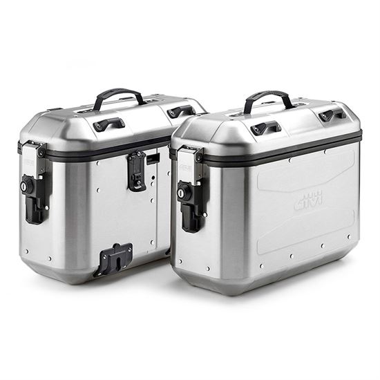 Σετ Πλαϊνές Βαλίτσες Αλουμινίου Givi DLMK36APACK2 36lt Monokey