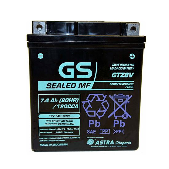 Μπαταρία GS GTZ8V (YTZ8V) 7.4Ah