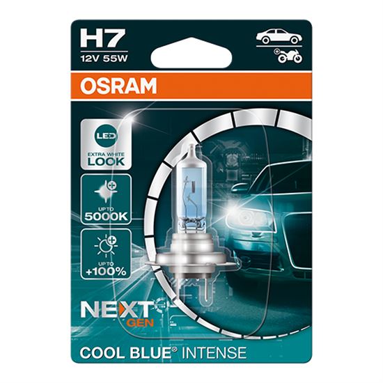 Osram Λάμπα Cool Blue Intense H7 Αλογόνου 12V 55W 1τμχ